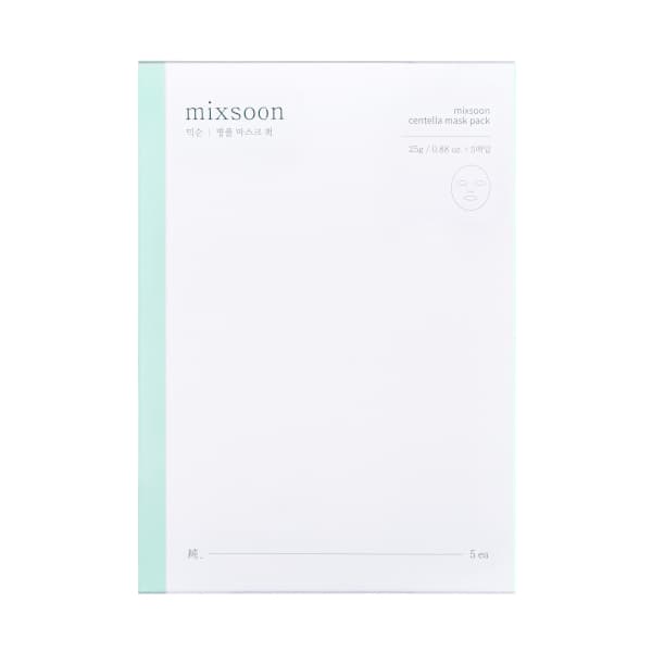 mixsoon - Centella Mask Pack - 25g*5piezas