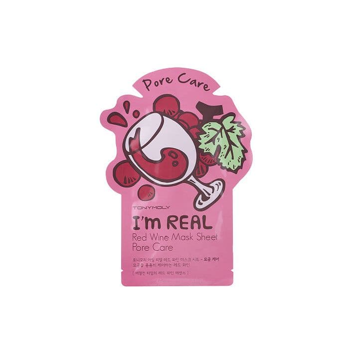 I'm Red Wine Mask Sheet Pore Care Mascarilla Facial Poros 21 gr