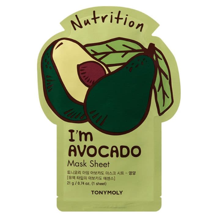 I'm Avocado Mask Sheet Nutrition Mascarilla Facial 21 gr