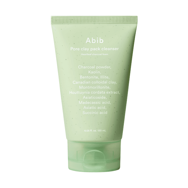 Abib - Pore Clay Pack Cleanser Heartleaf Charcoal Foam - 120ml