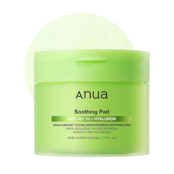 ANUA - Azelaic 10 Hyaluron Redness Soothing Pad - 90pads