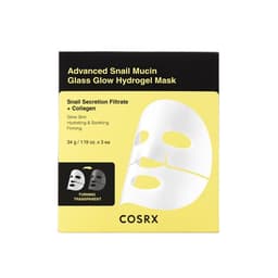 COSRX - Advanced Snail Mucin Glass Glow Hydrogel Mask - 3piezas