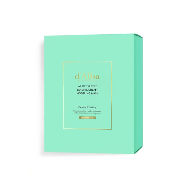 d'Alba - White Truffle Serum & Cream Modeling Mask (Calming & Cooling) - 66g*4EA
