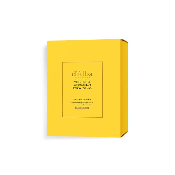 d'Alba - White Truffle Serum & Cream Modeling Mask (Nutritive & Hydrating) - 66g*4EA