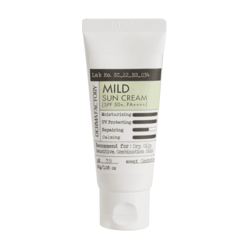 DERMA FACTORY - Mild Sun Cream SPF 50+ PA++++ - 30g