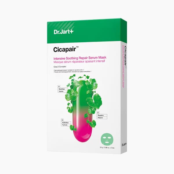 Dr. Jart+ - Cicapair Intensive Soothing Repair Serum Mask - 5piezas
