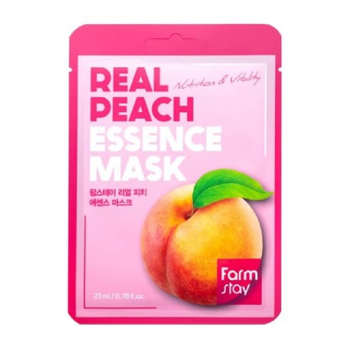 Farm Stay - Real Essence Mask Peach - 1pieza