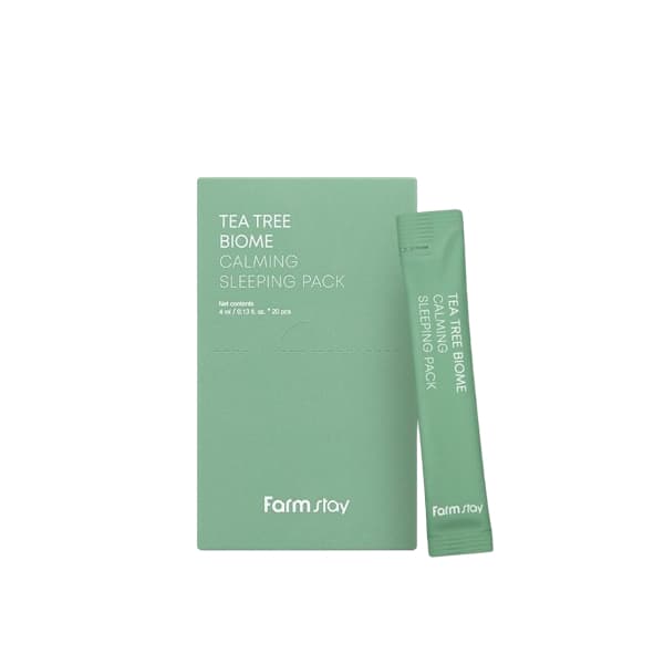 Farm Stay - Tea Tree Biome Calming Sleeping Pack - 4ml*20piezas