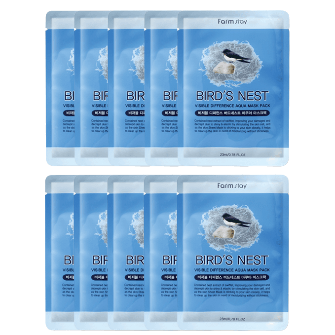 Farm Stay - Visible Difference Mask Sheet - Bird's Nest - 10pieza