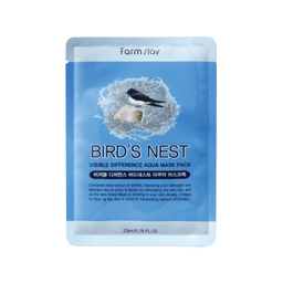 Farm Stay - Visible Difference Mask Sheet - Birds Nest Aqua - 1pieza