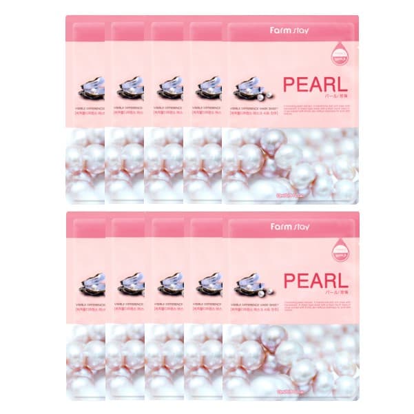 Farm Stay - Visible Difference Mask Sheet - Pearl - 10pieza