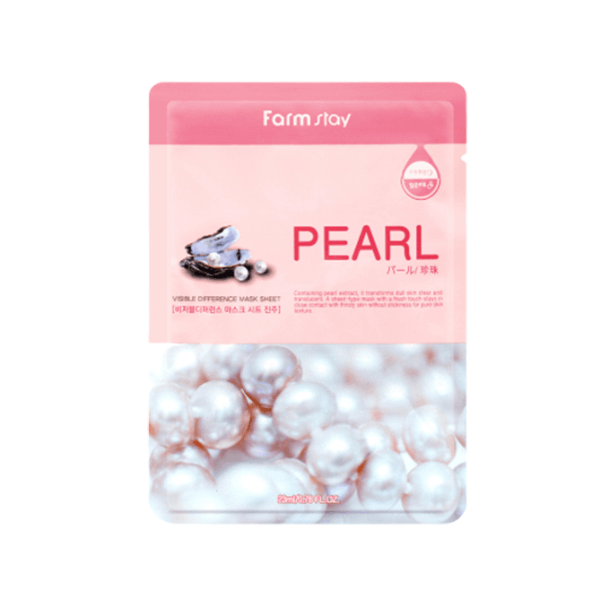 Farm Stay - Visible Difference Mask Sheet - Pearl - 1pieza
