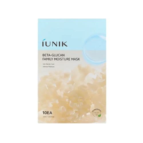 iUNIK - Beta-Glucan Family Moisture Mask - 10piezas