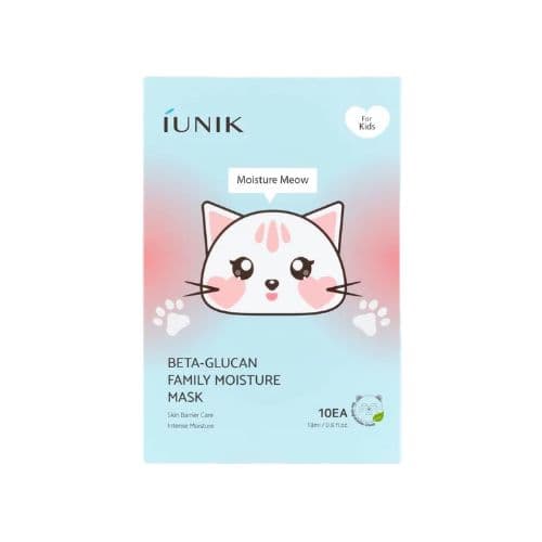 iUNIK - Beta-Glucan Family Moisture Mask For Kids - 10piezas