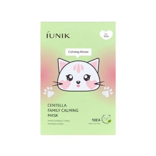 iUNIK - Centella Family Calming Mask For Kids - 10piezas