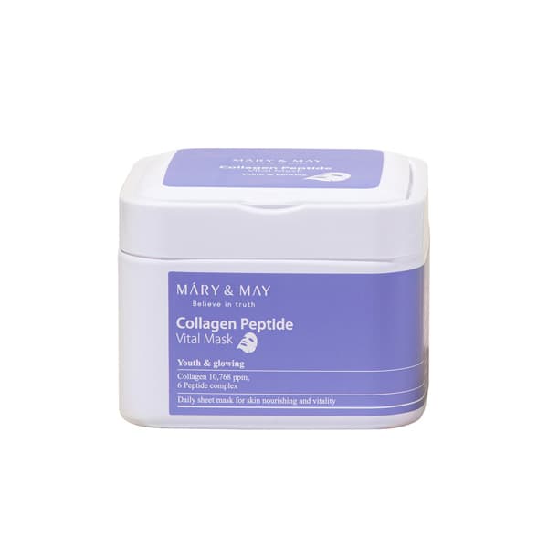 Mary&May - Collagen Peptide Vital Mask - 30piezas/400g