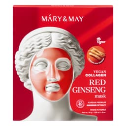 Mary&May - Vegan Collagen Red Ginseng Mask - 30g*4ea
