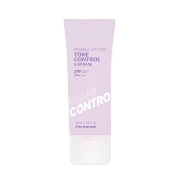 I'M MEME - Purple Cotton Tone Control Sun Base - 40ml