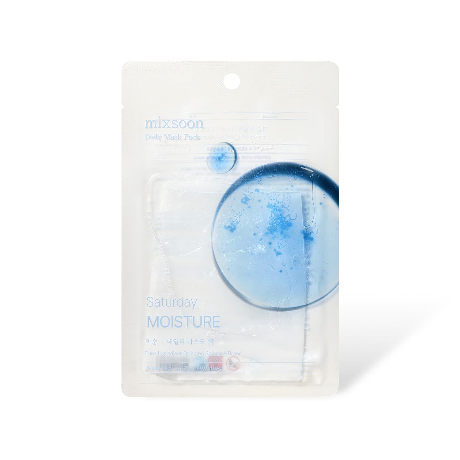 mixsoon - Daily Mask Pack - 10piezas - Saturday Moisture