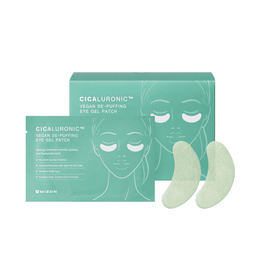 MIZON - Cicaluronic Vegan De-Puffing Eye Gel Patches - 21 pares