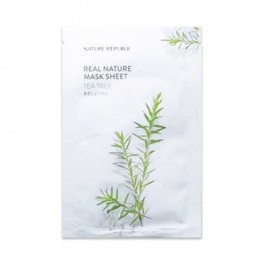 NATURE REPUBLIC - Real Nature Sheet Mask - Tea Tree - 1pieza
