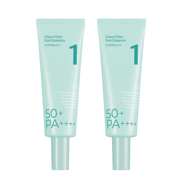 numbuzin - No.1 Clear Filter Sun Essence SPF50+ PA++++ (Duo Set) - 50ml+50ml