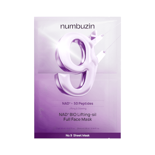 numbuzin - No.9 NAD Bio Lifting-sil Full Cover Facial Mask - 20ml+28ml
