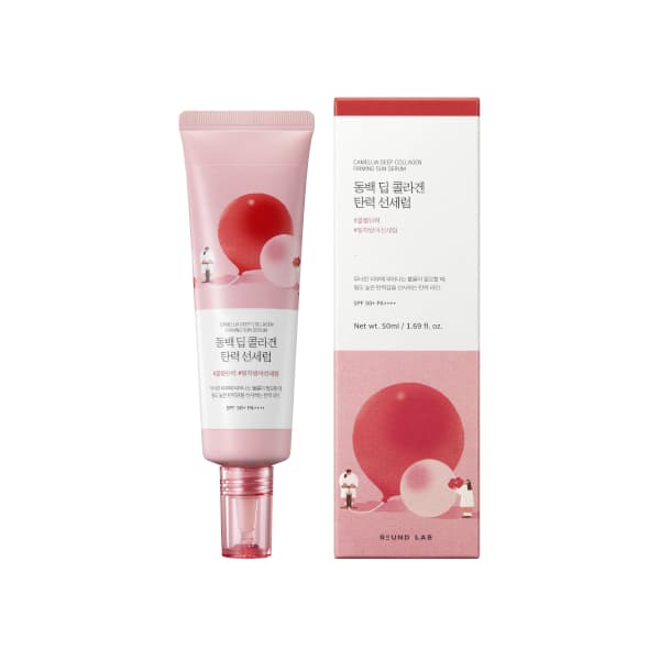 Round Lab - Camellia Deep Collagen Firming Sun Serum SPF50+ PA++++ - 50ml