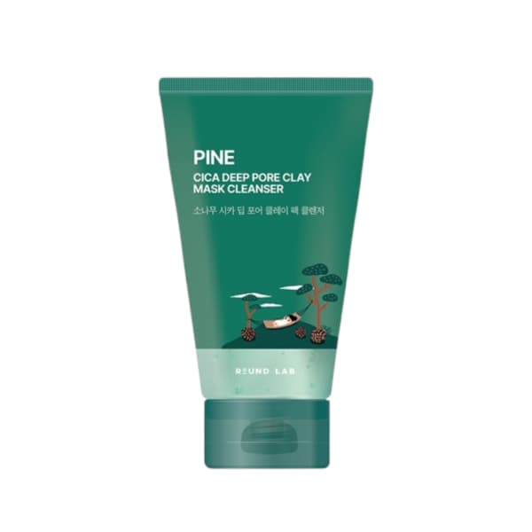 Round Lab - Pine Cica Deep Pore Clay Mask Cleanser - 150ml