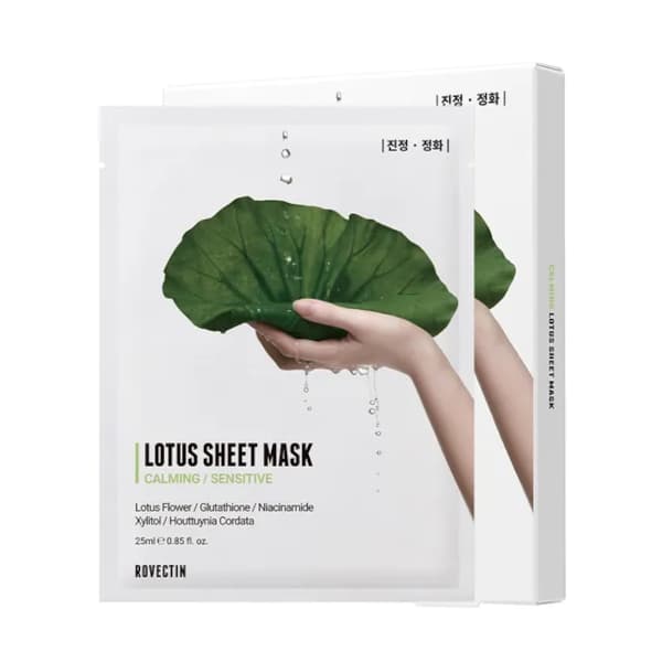 ROVECTIN - Lotus Sheet Mask - 5pcs