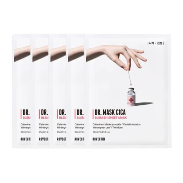 ROVECTIN - Dr. Mask Cica Pack - 5pcs