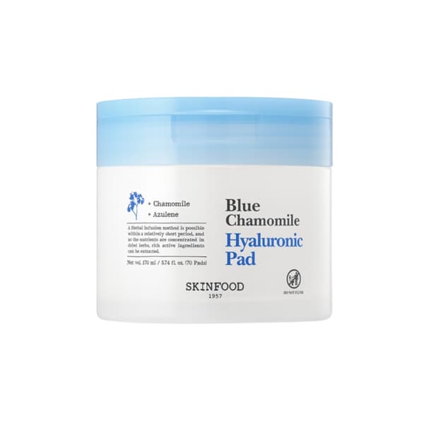 SKINFOOD - Blue Chamomile Hyaluronic Pad - 170ml/70ea