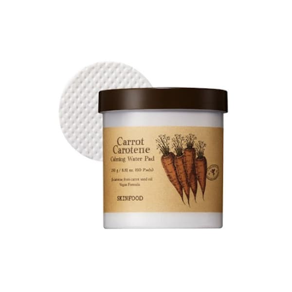 SKINFOOD - Carrot Carotene Calming Water Pad - 60piezas