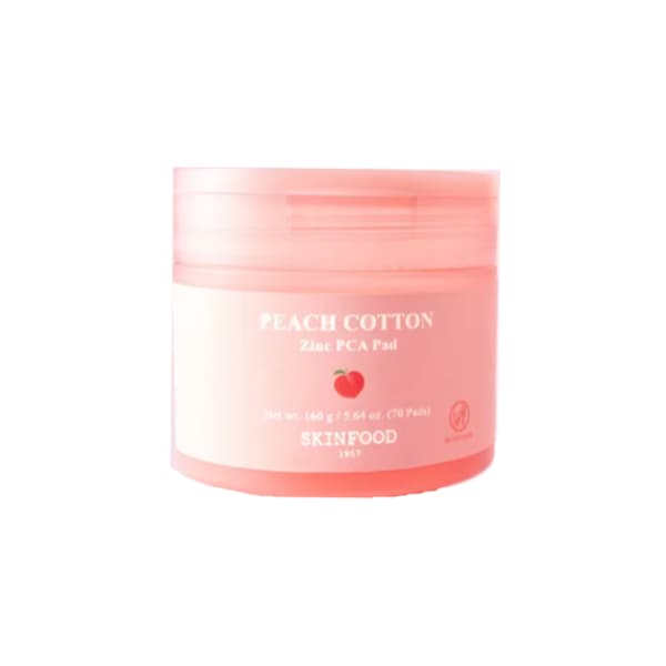 SKINFOOD - Peach Cotton Zinc PCA Pad - 70ea