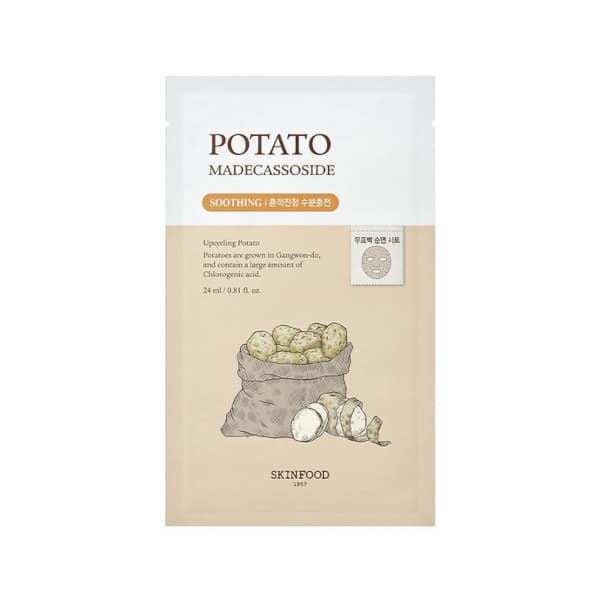 SKINFOOD - Potato Madecassoside Mask - 1pieza