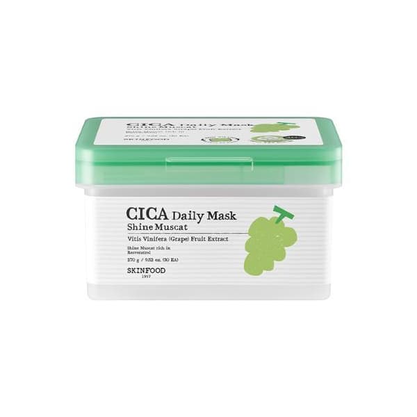 SKINFOOD - Shine Muscat Cica Daily Mask - 270g/30piezas