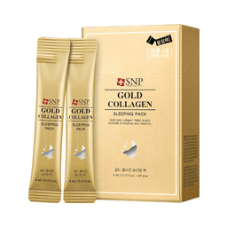 SNP - Gold Collagen Water Sleeping Pack - 20piezas
