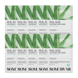 SOME BY MI - Real Aloe Soothing Care Mask - 10piezas