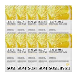 SOME BY MI - Real Vitamin Brightening Care Mask - 10piezas