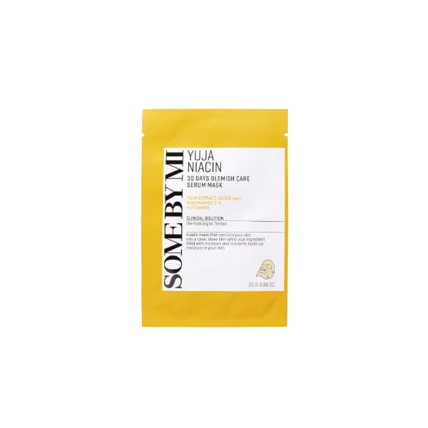 SOME BY MI - Yuja Niacin 30 Days Miracle Blemish Serum Mask - 1pieza