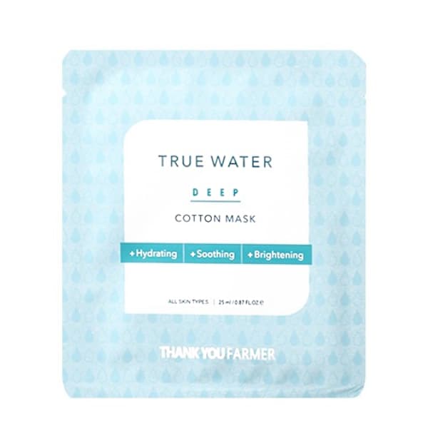 THANK YOU FARMER - True Water Deep Cotton Mask - 1pieza