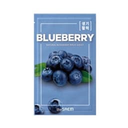 The Saem - Natural Mask Sheet - Blueberry - 1pieza