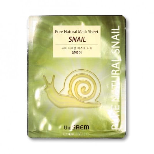 The Saem - Pure Natural Mask Sheet - Snail - 1pieza