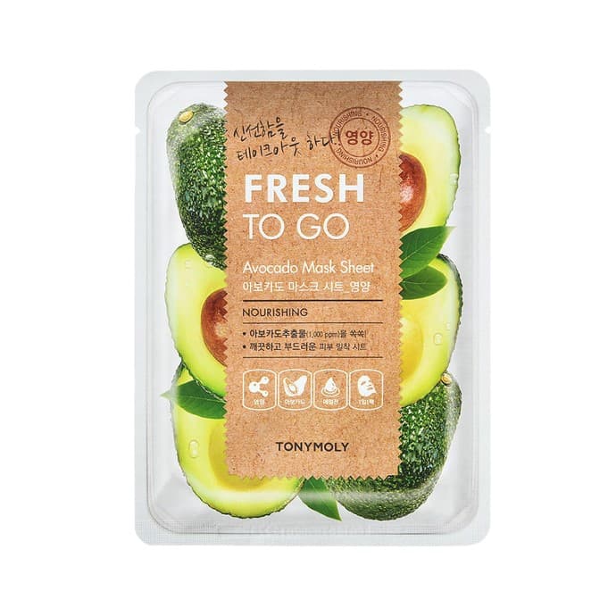 TONYMOLY - Fresh To Go Mask Sheet - AVOCADO - 1pieza