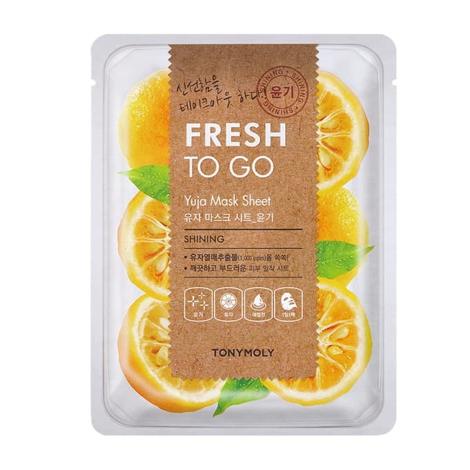 TONYMOLY - Fresh To Go Mask Sheet - YUJA - 1pieza