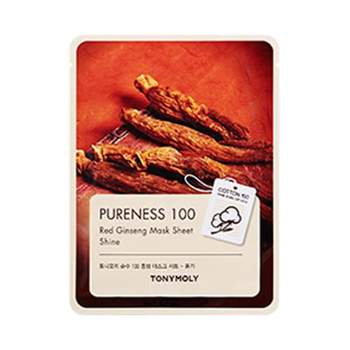 TONYMOLY - Pureness 100 Mask Sheet - Red Ginseng - 1pieza