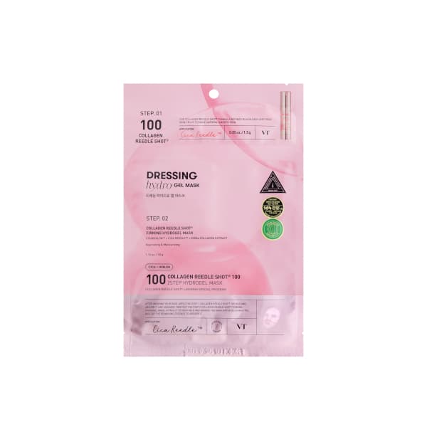 VT - 100 2Step Hydrogel Mask - 1pieza - 100 Collagen Reedle Shot