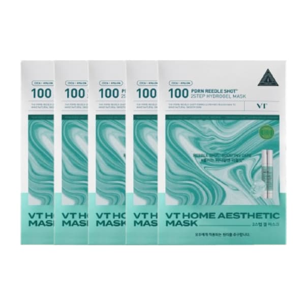 VT - PDRN Reedle Shot 100 2Step Hyodrogel Mask - 5piezas