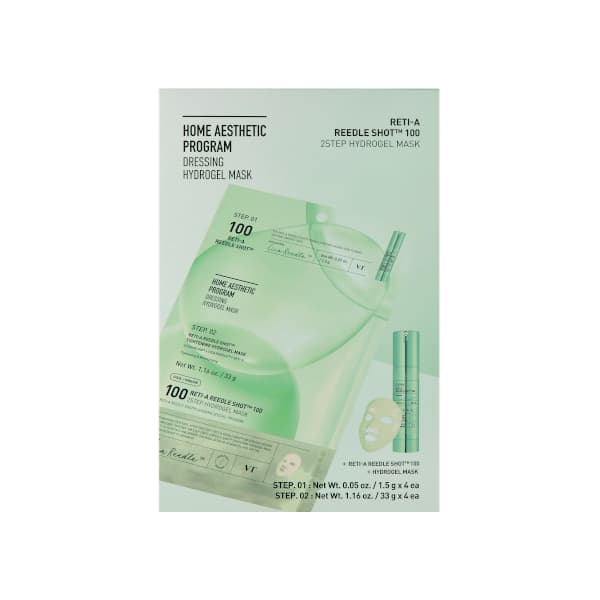 VT - Reti-A Reedle Shot 100 2Step Hydrogel Mask - 4ea